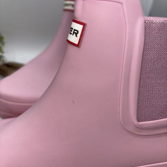 Hunter Short 5.5" Tall Rain Boots Rubber Pink- Women’s Size 4B/5G (US) Outdoor - Picture 9 of 16